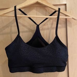 Ziya mesh leopard print bra